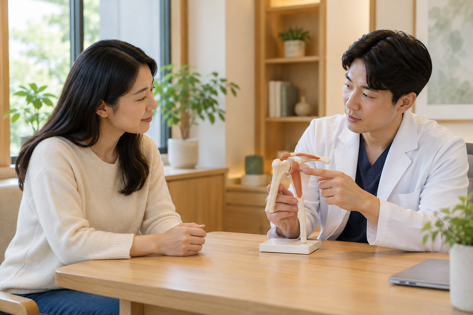 논산 어깨통증 한의원 — 어깨 상담에 관한 AI 설명용 이미지
